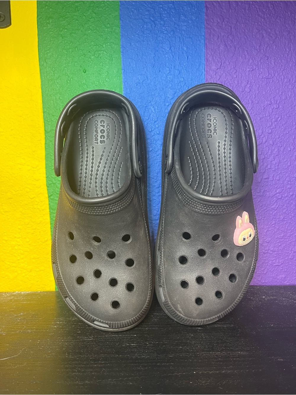 Kids Black platform Crocs - Picture 3 of 5
